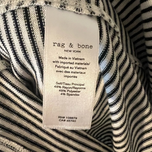 Rag & Bone the Knit Stripe Vee Cardigan XXS - Picture 9 of 10